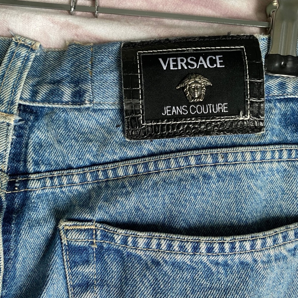 VERSACE Vintage 90s Denim Mom Jeans Piece #355121